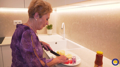 Seventy three year old Maya Lambert, who is quite attractive, is scheduled for a dinn - blonde - blowjob - hairy - pornstar - old & young - eating pussy - short hair - gilf - nude - hottest