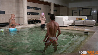 Three Studs Enjoy A Poolside DP With Dellai Sisters GP2243 - evelinedellai - silviadellai - erikeverhard - devilanal6 - roleplay - anal - asstomouth - atm - a2m - gonzo