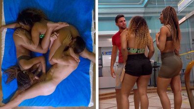 Two Sexy Brazilians Want His Dick After They See His Bank Balance - latina - teen - brazilian - south american - brunette - petite - slim - tanned - gold digger - slut