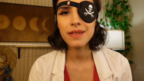 ASMR Irma One Eye Nurse Medical Cock Milking Complete Draining Clinic