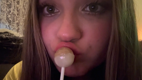 Haleys ASMR Sexy Up Close Lollipop Sucking Licking Patreon Leak