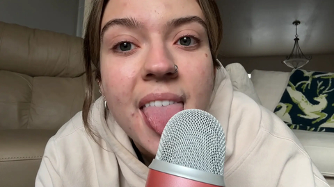 Sadie ASMR Spitty Tongue Tracing Short Scratching Patreon Leak