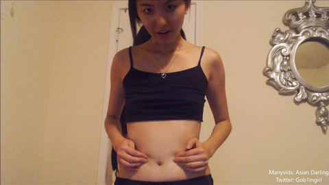 Asian Darling Step Moms Belly Button