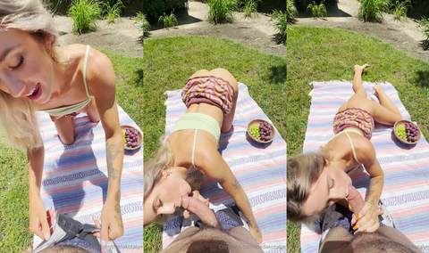 Dakota Lyn Having Sex On A Picnic
