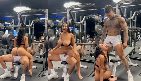 Jaaden Kyrelle Does A Quickie At The Gym