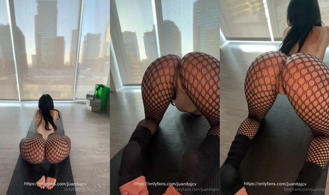 Juanita Belle Black Fishnet Sextape Leaked