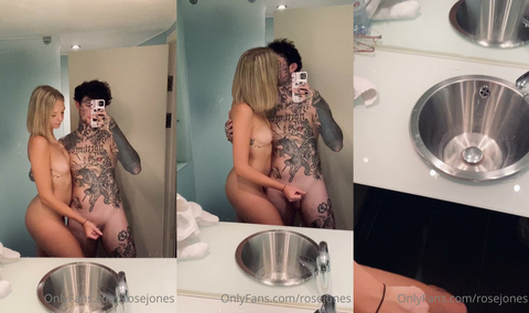 Rose Jones Blowjob In The Bathroom