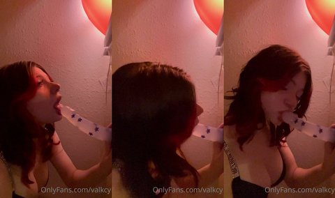 Sexy Brunette Valkcy Hones Her Deepthroating Skills