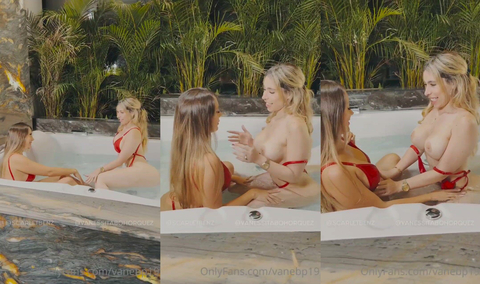 Vanessa Bohorquez In The Bathtub With Her Best Friend