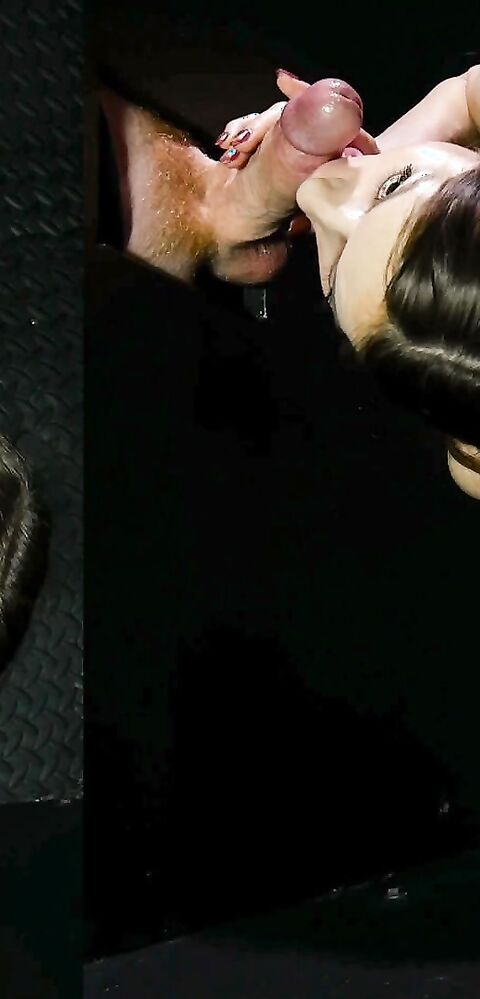 Nadia Noja - Second Glory Hole POV - GloryHoleSecrets - Gloryholesecrets - pov - natural tits - big dick - small tits - interracial - deepthroat - blowjob - brunette - black