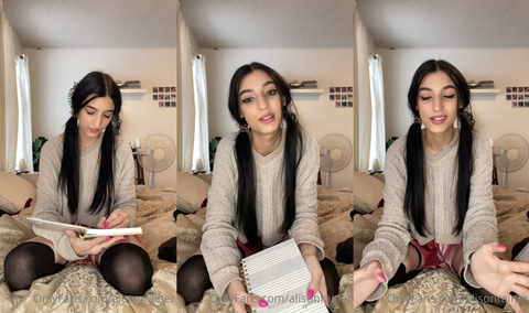 Alison Rainer Excited In Bed