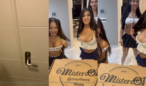 Delivery Man Fucks 3 Horny Women