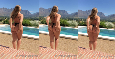 Emma Christina Shows Her Big Ass At The Pool