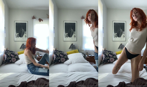 Evil Milk Gets Excited In Her Sister's Room