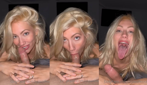 Ivy Wolfe Sucking Dick, Swallowing And Showing Tits