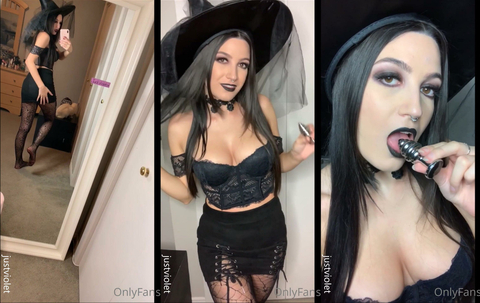 Just Violet With Fingers In Her Ass