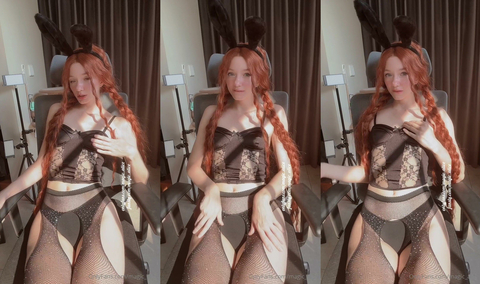 Magic Alice Rubs Her Clit In Lingerie
