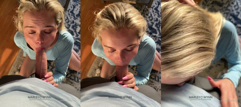 Marley Wynn Has A Big Cock In Her Mouth