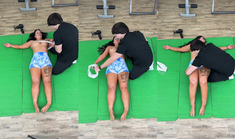 Nude Gym Class Ends In Sex