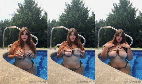 Quick Pool Masturbation