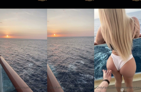 Summer Brookes Jumping On A Cock