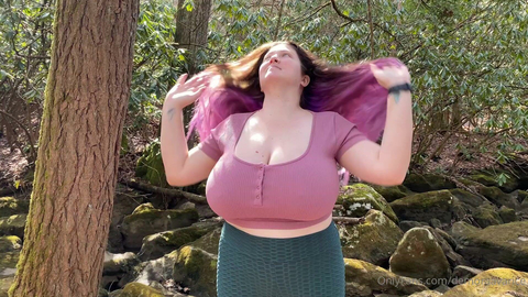 Voluptuous Demoraavarice Sucks A Mean Cock In The Woods