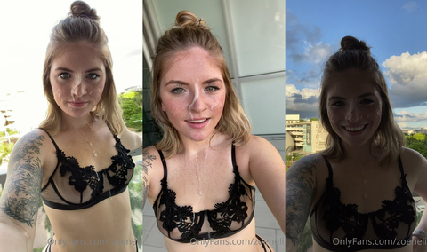 Zoeneli Shows You Her Hotel Room With Some Cum On Her Face