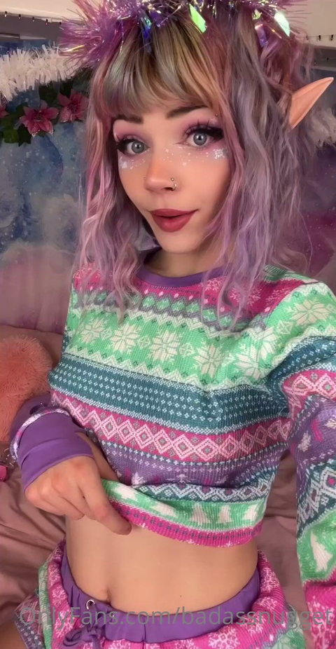 BadAssNugget Shows Us Her Small Tits