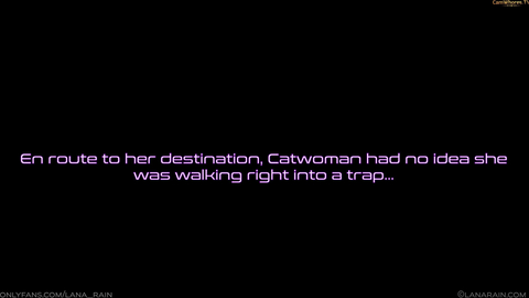 Catwoman Gets Her Holes Checked With A Dildo, By Lana Rain
