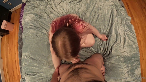 Chubby Girl Cassie0pia Takes Her Guy's Cock In Missionary