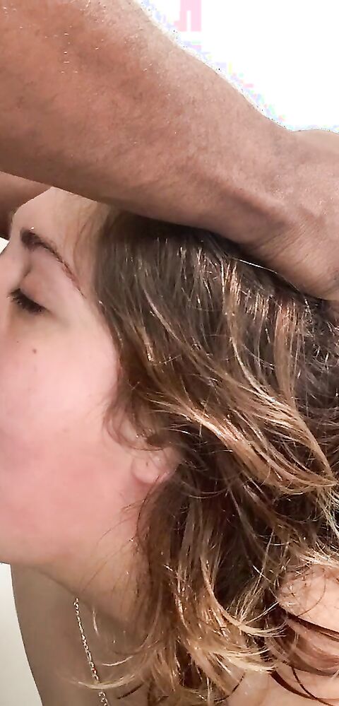DripDropProd - Rae Blows Matt And Keeps Throating Him After He Cums - ManyVids - blowjob - pov - facial - big dick - bbc - interracial - hardcore