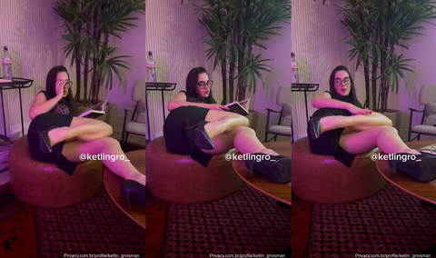 Ketlin Groisman Goes From Reading To Masturbating