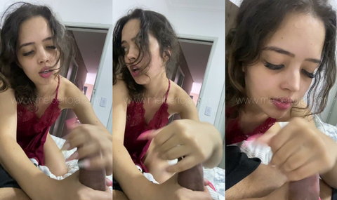 Mel Bertoja Touching A Cock Until He Makes Cum