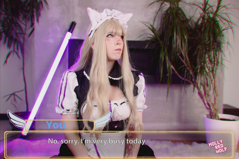 MollyRedWolf Loves Acting As A Cock-Drunk Neko Girl