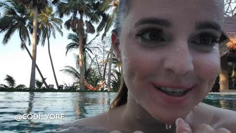 Poolside Slut Codi Vore Gives You JOI