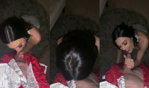 Rainey James Deepthroats Cock