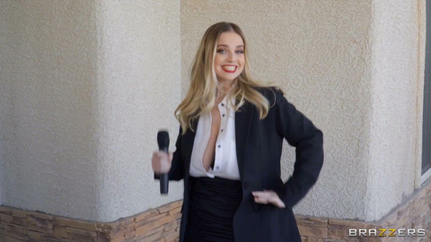 Reporter Codi Vore And Cherie Deville Ride Mick Blue's Cock