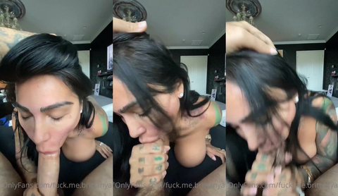 Brittanya Razavi Talks Dirty While She Sucks