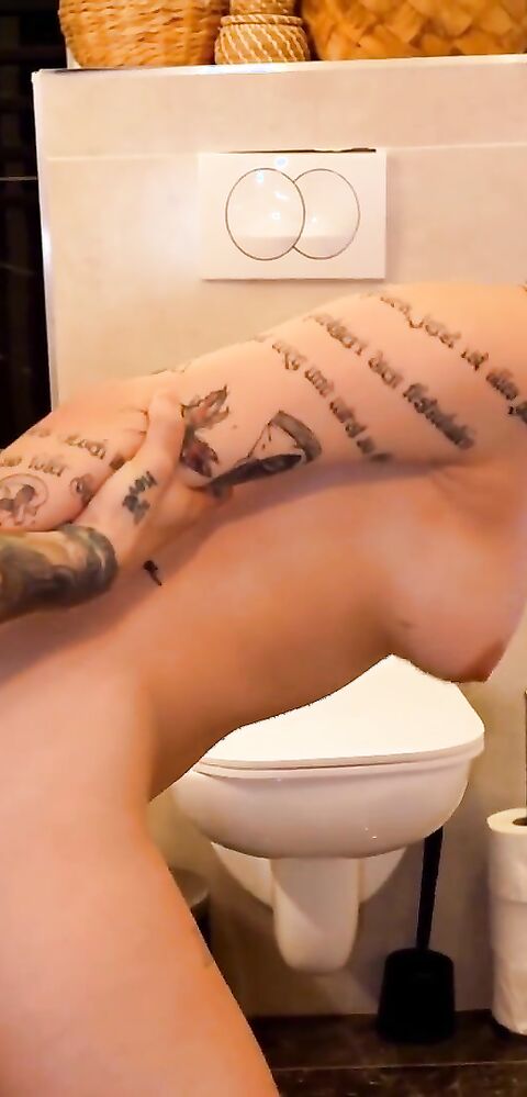 Sansa - In the bathroom, Sansa’s giving some steamy service - TripForFuck - TripForFuck - tattoo - big dick - blowjob - brunette