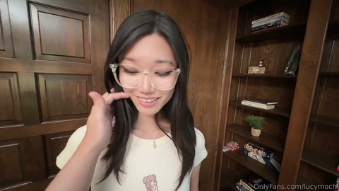 Lucy Mochi getting cock lessons