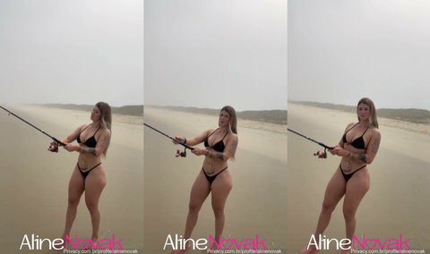 Aline Novak Fucked On The Beach