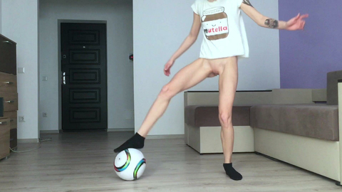 Ani Butler Masturbates On Top Of A Ball