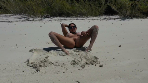 Aspen Rae On The Beach