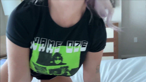 CharliOFace Fucks Her Stepbrother When They Are Alone