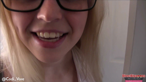 Codi Vore Can't Keep Her Mouth And Tits Off This Cock