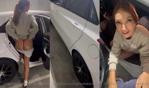 Gracewearslace Fucks In The Parking Lot