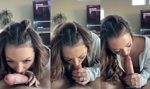 Hazey Haley Giving A Blowjob