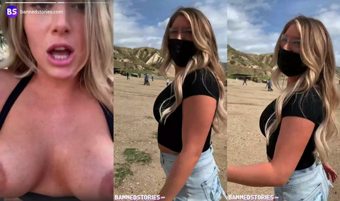 Kayley Gunner Public POV Sex In The Wood On Vacation