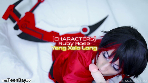 Lana Rain Cosplays Ruby Rose As A Dirty Little Cocksucker