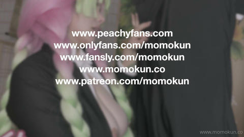Miss Momokun Cosplays A Cock-Loving Kanroji Mitsuri